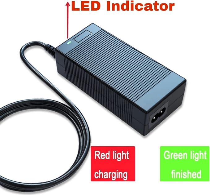 42V 2A Fast Charger for MaxShot Electric Scoote-r – Compatible with MaxShot V1 A1 Electric Smart 36V Battery Adapter Replacement Charger Power Supply Cord