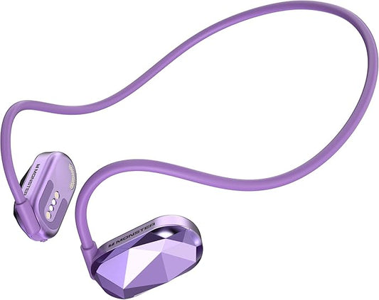 Monster Aria Free Open Ear Headphones Wireless Bluetooth, Air Conduction Headphone, Sports Headphones with ENC Clear Talk, 8H Playtime, Lightweight Headset for Running, Cycling, Hiking, Driving
