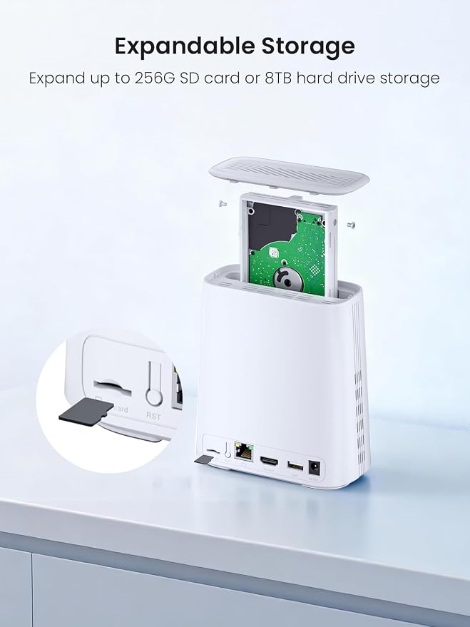Solar Cameras Outdoor Wireless, No Subscription, Expandable to 10CH, 4 Cam Kit, Home Security Camera System, 4MP Color Night Vision, 360° Pan&Tilt, Auto Tracking, 2.4G/5G WiFi, 64G SD Card