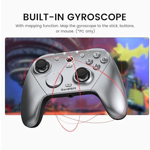 GameSir G7 Pro Wired Controller for Xbox Series X|S, Xbox One, Wireless Gamepad for PC&Android with TMR Sticks, Hall Effect Analog Triggers, 1000Hz Polling Rate, 3.5mm Audio Jack - Silver