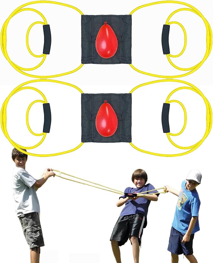 Water Balloon Launcher (yellow-2);water balloon slingshot Beast 300-yard