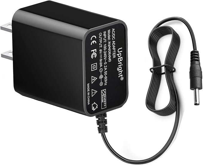 UpBright 5V AC/DC Adapter Compatible with Capillus V4.6 V 4.6 V4.9 V 4.9 Input DC 5V 1.5A Output DC5V 5A 3500mAh 3.6V Rechargeable Lithium-Ion Battery Pack Class 2 Power Supply Cord Charger Mains PSU