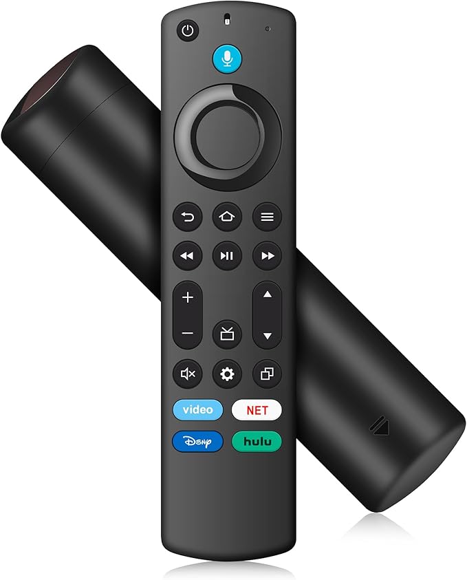 Replacement Remote with Firestick Voice Control Fit for Fire Smart TV Stick(2nd Gen/3rd Gen/HD/Lite/4K Max/4K/Cube), Smart-TV 3rd Gen, for Hisense/TCL/Onmi/Insignia/Pioneer N0t for ROKU-TV/Samsung-TV