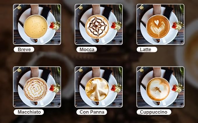 Milk frother, 4 in 1 milk frother with heating function, 580ml/19.6oz Automatic hot and cold coffee foamer, Latte, Cappuccino, Macchiato, Hot Chocolate, milk steamer with temprature control (1, White)