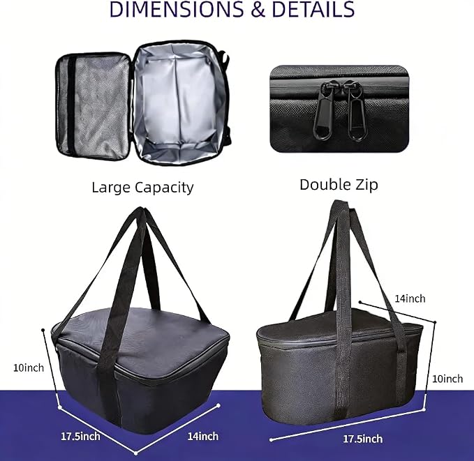 Cybertruck Cooler Bags, 3-Pack Frunk Organizer for Tesla Cybertruck, Waterproof Oxford Fabric, PEVA Liner, Pearl Cotton Insulation for Picnic Camping Road Trips