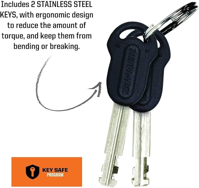 Kryptonite Keeper 785 Bike Chain Lock, 2.8 Feet Long Heavy Duty Anti-Theft Bicycle Chain Lock with Keys for Bike, Motorcycle, Scooter, Bicycle, Door, Gate, Fence | chain-bike-locks