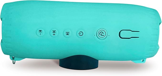 Yak-Power Drytunes Water-Resistant Portable Bluetooth Speaker | IP66 | Party Button Music Sharing | Kayaks | Boats | E-Bikes | Outdoor | Seafoam