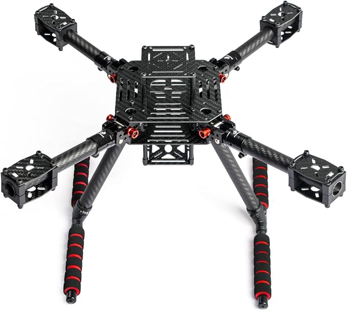 LX350 PRO 420mm Foldable Carbon Fiber Drone Frame Kit 16mm Arms Quadcopter Frame for FPV, Aerial Photography & Education, Lightweight DIY Build with Landing Gear