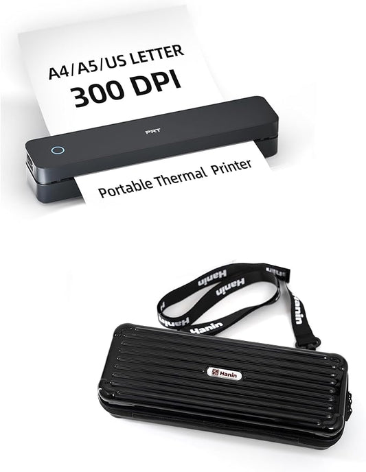 PRT MT610 Pro Thermal Printer and Carrying Case Black