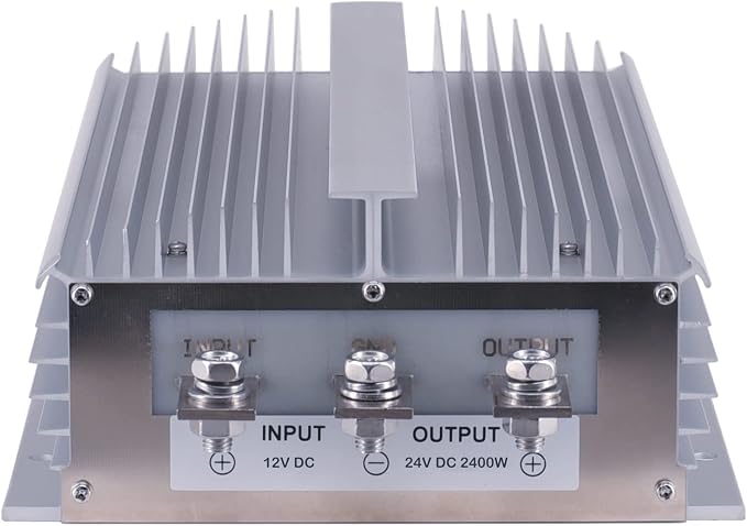 DC/DC 12V to 24V Boost Converter 100A 2400W Step Up Voltage Regulator Power Supply Voltage Transformer (Input 10V-16V)