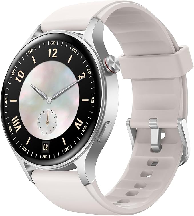 Fitpolo Smart Watch for Men Women,1.3" AMOLED Touchscreen Fitness Tracker, Make/Answer Calls, Heart Rate SpO2 Monitor, 3ATM Waterproof, Sleep & Activity Tracking Smartwatch for Android Phones iPhone