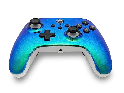 PowerA Advantage Wired Controller for Xbox Series X|S - Raptor Chrome, gamepad, wired video game controller, gaming controller, USB-C, Works with Xbox One, Officially Licensed