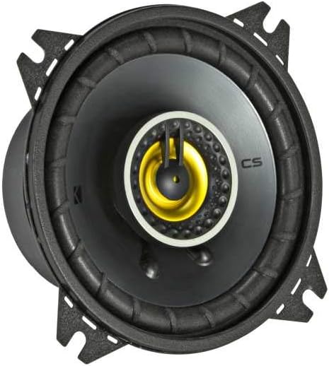 KICKER 46CSC44 CS-Series CSC4 4-Inch (100mm) Coaxial Speakers, 4-Ohm (Pair)