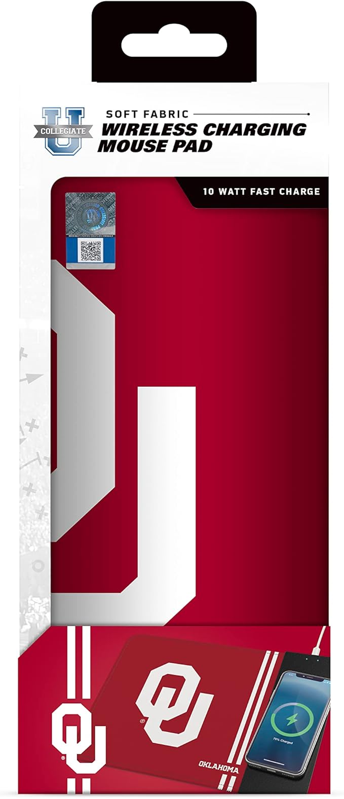 SOAR NCAA Unisex Cell Phone Wireless Charging Mouse Pad