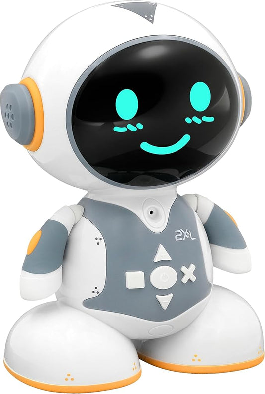 2XL Interactive Robot Toy for Kids – Smart Learning Games, Stories, Quizzes & 40+ Languages | Voice Interaction, Parental Controls & Safe AI Technology