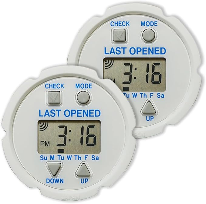 e-Pill TimeCap – Smart Pill Bottle Cap with Last Opened Time Stamp & Up to 24 Daily Alarms (2)