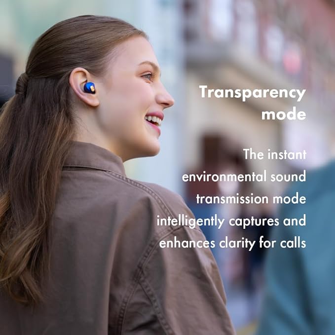 AVIOT TE-Q3 Small Active Noise Cancelling Wireless Earbuds, Bluetooth 5.3, Multipoint Connection, Built-in Mic, Medical Grade Silicone, Up to 42 Hours Playtime, IPX4 Waterproof (Black)
