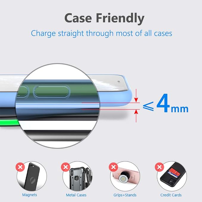 Yootech [3 Pack] Wireless Charger Bundle with Quick Adapter