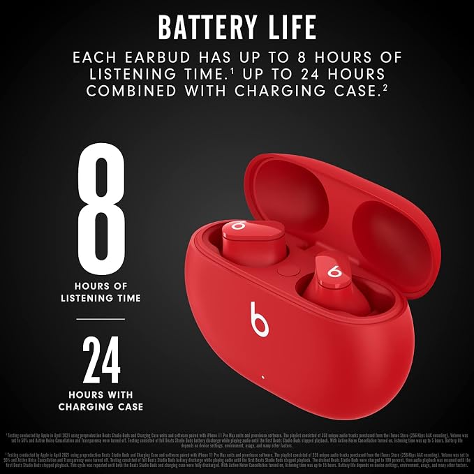Beats Studio Buds with AppleCare+ for Headphones (2 Years) - Red