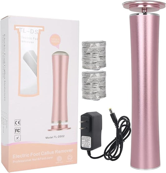 Electric Foot Callus Remover, Rechargeable Automatic Foot File Foot Skin Care Tool, Pedicure Tool Kit with Replaceable Sharpener(#2)