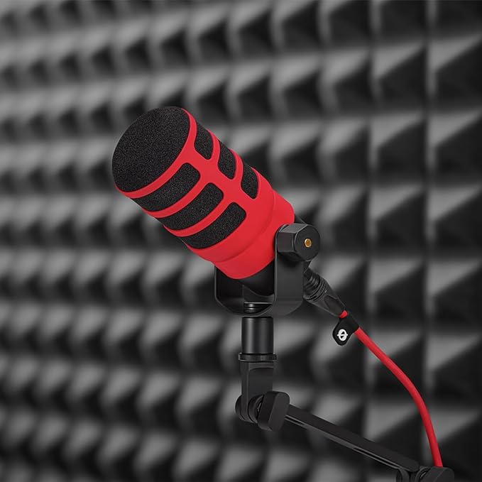 RØDE WS14 Premium Pop Filter for PodMic and PodMic USB (Red)
