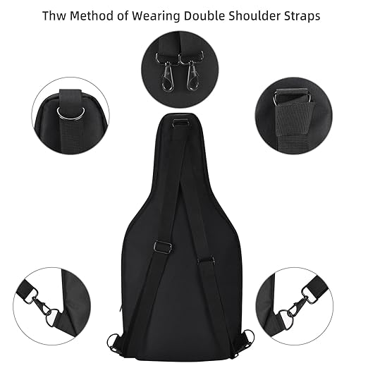 KECHICHENGYUN Electric Guitar Gig Bag for PDP RIFFMASTER Wireless Guitar Controller,Lightweight Electric Guitar Gig Bag with Adjustable Backpack Straps