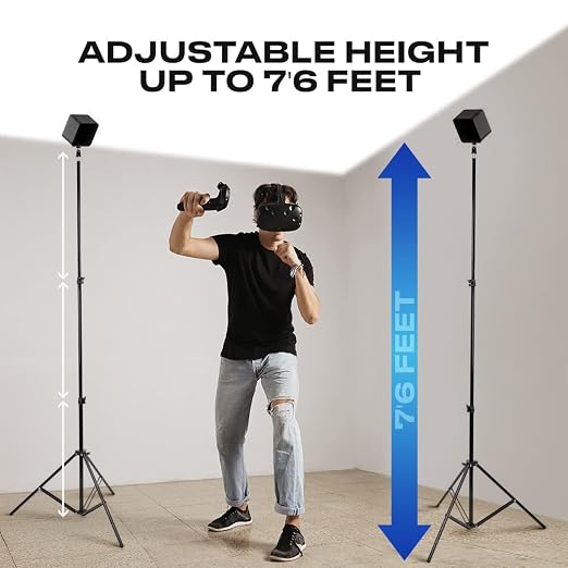 Skywin VR Tripod Stand for HTC Vive Base Station - 2 Adjustable Stands | Stable Tracking, Compatible with HTC Vive, Sensor Stand & Base Station Mount for Vive Sensors or Oculus Rift Constellation