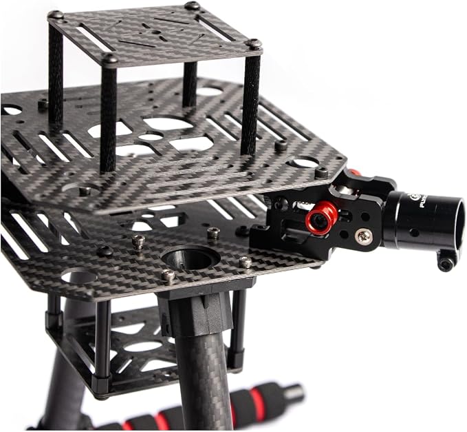 LX350 PRO 420mm Foldable Carbon Fiber Drone Frame Kit 16mm Arms Quadcopter Frame for FPV, Aerial Photography & Education, Lightweight DIY Build with Landing Gear