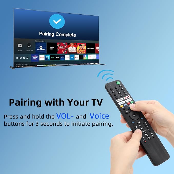 for Sony TV Remote Voice, Replacement for Sony Bravia TV Remote for All Smart LED OLED Series TVs with Voice Function (RMF-TX520U)