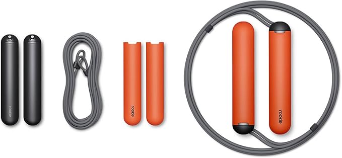 Tangram Smart Rope Rookie – Smart Jump Rope with Counter & App, Bluetooth Fitness Tracker, Adjustable Jump Rope for Weight Loss, Cardio, HIIT & Home Workouts