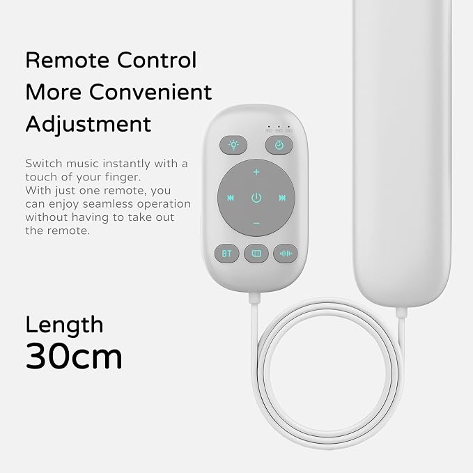 Under-Pillow Bone Conduction Sleep Speaker & White Noise Sound Machine with Sleep Timer, TF Card Compatible | for Side Sleepers & Insomnia, Calms the Mind & Supports Deeper Sleep