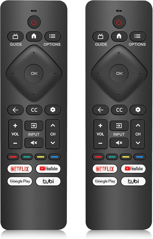 2PC Replacement Remote Control for Philips Smart TV,Universal Smart Remote for Philips Android/Google TV