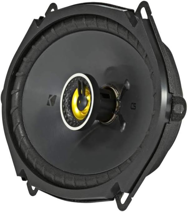 KICKER CS Series CSC68 6 x 8 Inch Car Audio System Speaker, Black (2 Pack)