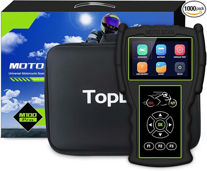 Original TopDiag M100 Pro Motorcycle Scanner Professional Diagnostic Tool for Motorcycle (Standard Version)