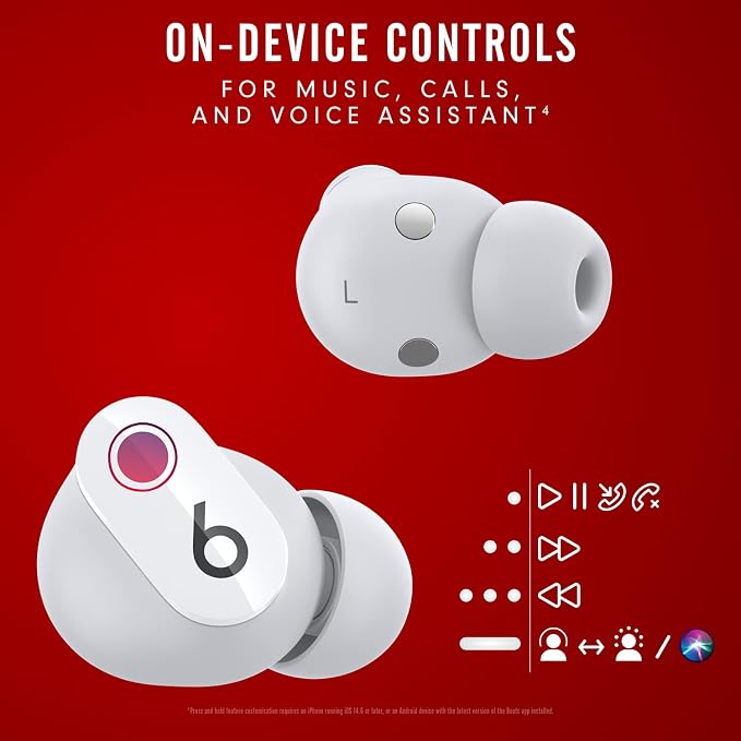 Beats Studio Buds with AppleCare+ for Headphones (2 Years) - White