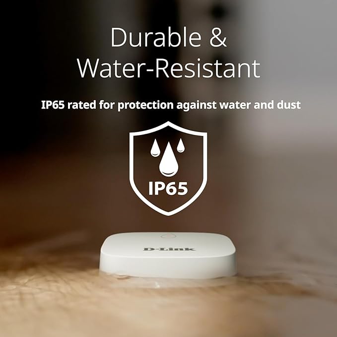 D-Link Add-on Remote Battery-Powered Water Leak Sensing Pod, Long-Range, Compatible Only with SW-A11KT 3-Pack (SW-A2/3)