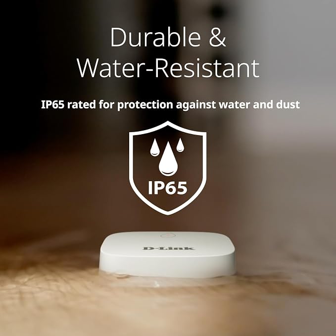 D-Link Add-on Remote Battery-Powered Water Leak Sensing Pod, Long-Range, Compatible Only with SW-A11KT 2-Pack (SW-A2/2)