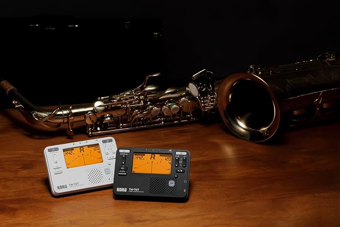 Korg TM-70 Handheld Tuner-Metronome Combo Pack White
