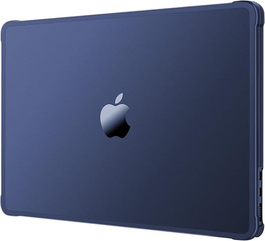 MOSISO Compatible with MacBook Air 13 inch Case M5 2026 M4 2025 M3 M2 2024-2022 A3449 A3240 A3113 A2681, Seamlessly Closes Anti-Crack&Anti-Fingerprints Hard Shell for MacBook Air 13.6, Midnight Clear
