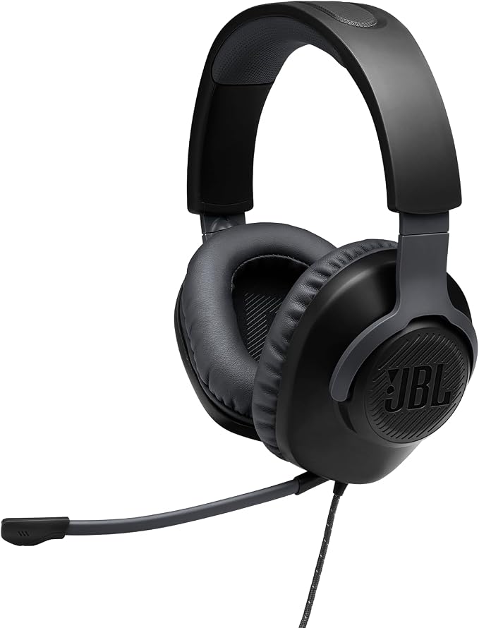 JBL Quantum 100 - Wired Over-Ear Gaming Headphones - Black,Large,(Pack of 4)