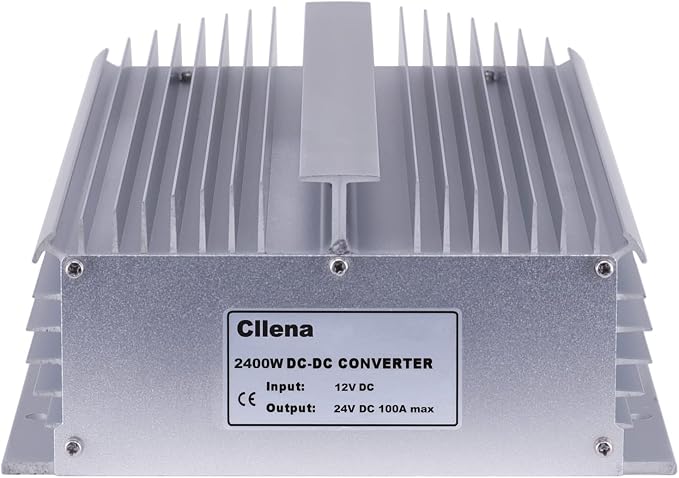 DC/DC 12V to 24V Boost Converter 100A 2400W Step Up Voltage Regulator Power Supply Voltage Transformer (Input 10V-16V)