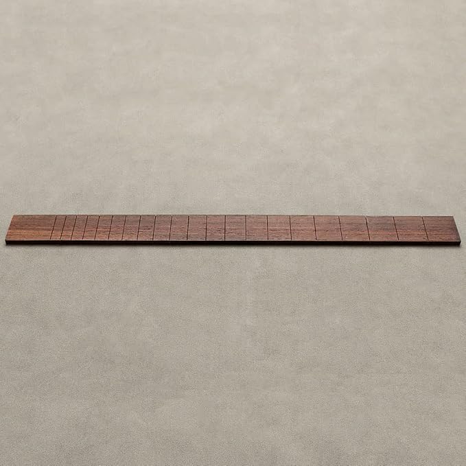 Guitar Fretboard With 21 Frets Maple Fingerboard for 3 String Cigar Box Guitar Replacement (Rosewood)，1Pcs