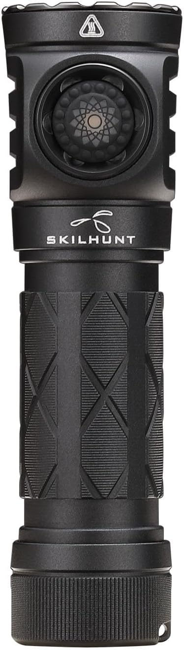 SKILHUNT EC150 USB-C Rechargeable Pocket Flashlight, High CRI,Compact Mini LED Torch for Everyday Use, Durable EDC Light (Black, Neutral White 519A High CRI)