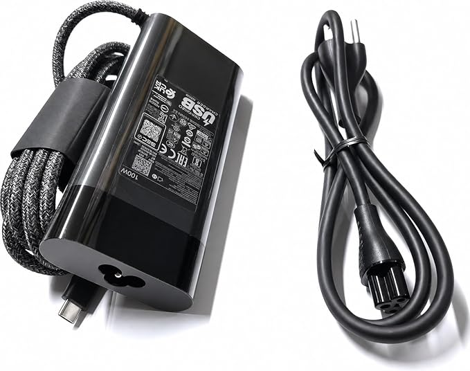 OEM 100W USB-C Charger AC/DC Adapter for HP TPN-LA31 Envy Pavilion Plus Spectre Fold x360 OmniBook EliteBook ZBook Firefly Series TPN-DA32 N57045-001 N56858-001 002 011 003 PA-1101-08HT 08HG