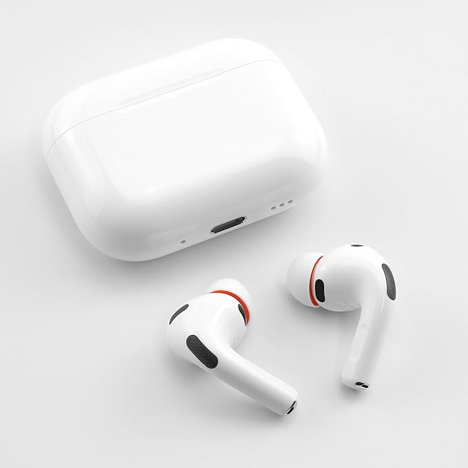 Replacement Memory Foam Ear Tips for AirPods Pro 3 Silicone Shield, Ultimate Comfort, 3 Pairs (White, Small)