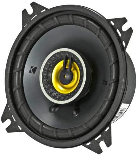 KICKER 46CSC44 CS-Series CSC4 4-Inch (100mm) Coaxial Speakers, 4-Ohm (Pair)