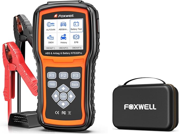 FOXWELL NT630 Pro 2 in 1 OBD2 Scanner Battery Tester 12V, FOXWELL NT301 CASE OBD2 Scanner Professional Enhanced OBDII Diagnostic Box