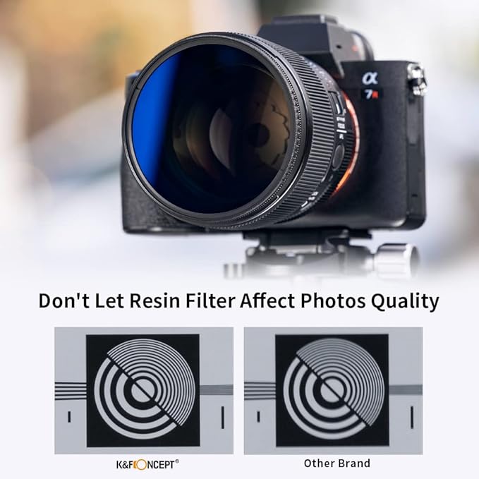K&F Concept 52mm UV/CPL/ND Lens Filter Kit (3 Pieces)-18 Multi-Layer Coatings, UV Filter + Polarizer Filter + Neutral Density Filter (ND4) + Cleaning Cloth+ Filter Pouch for Camera Lens (K-Series)
