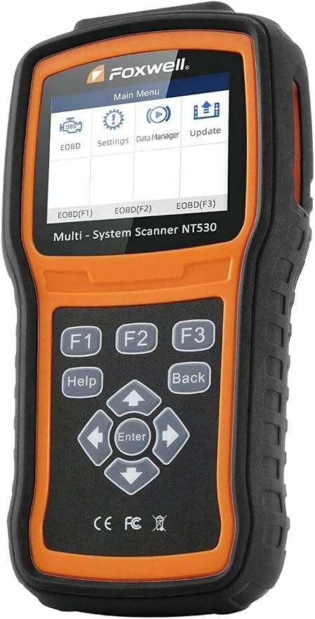 FOXWELL NT530 Plus for BMW - All Systems, All Maintenance Service - Bidirectional Diagnostic Tool OBD2 Scanner Automotive Code Reader ABS Bleed SRS Airbag SAS TPMS TPS EPB Oil Reset CKP