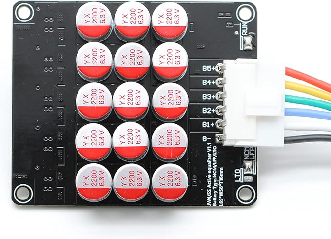 4S 5S 5A Active Equalizer Balancer LFP Lifepo4 Lithium Lipo/Titanate LTO Battery Energy Transfer Board Active Equalization Module Capacitor Faster Whole Group Balancer